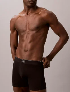 Calvin Klein Lange Boxershorts - Graphic Monogram Cotton Stretch^Herren Slips|Boxers