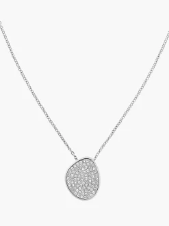 Calvin Klein Lange Halskette mit Kristallanhänger^Damen Uhren & Schmuck