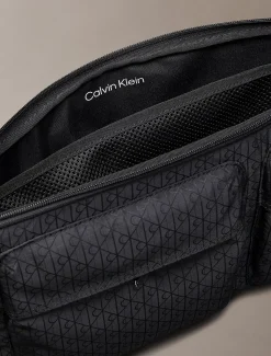 Calvin Klein Laptop-Hülle mit Allover-Emblem-Logo-Jacquardmuster^Herren Geldbörsen & Kartenetuis|Taschen