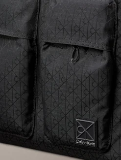 Calvin Klein Laptop-Hülle mit Allover-Emblem-Logo-Jacquardmuster^Herren Geldbörsen & Kartenetuis|Taschen