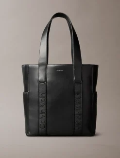 Calvin Klein Laptop-Shopper mit Logo-Jacquardmuster^Damen Tote Bags|Umhängetaschen