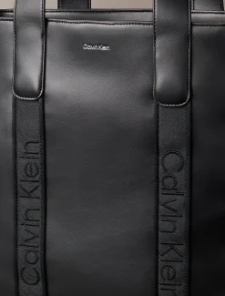 Calvin Klein Laptop-Shopper mit Logo-Jacquardmuster^Damen Tote Bags|Umhängetaschen