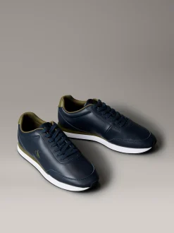 Calvin Klein Lauf-Sneakers aus Leder mit charakteristischem Logo^Herren SneakerFrisch Eingetroffen