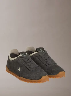 Calvin Klein Lauf-Sneakers aus Wildleder mit flachem Profil^Damen SneakerFrisch Eingetroffen