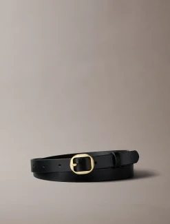 Calvin Klein Ledergürtel mit abgerundeter Schnalle^Damen Gürtel