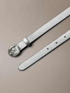 Calvin Klein Ledergürtel mit abgerundeter Schnalle^Damen Gürtel