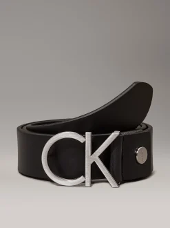 Calvin Klein Leder-Logo-Gürtel^Damen Gürtel