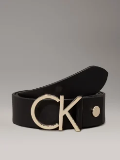 Calvin Klein Leder-Logo-Gürtel^Damen Gürtel