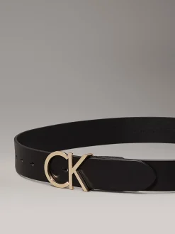 Calvin Klein Leder-Logo-Gürtel^Damen Gürtel