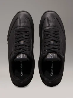 Calvin Klein Leder-Sneakers mit flachem Profil^Damen SneakerFrisch Eingetroffen