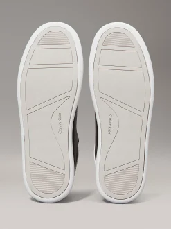 Calvin Klein Leder-Sneakers mit flachem Profil^Damen SneakerFrisch Eingetroffen