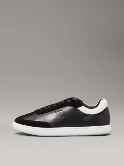 Calvin Klein Leder-Sneakers mit flachem Profil^Damen SneakerFrisch Eingetroffen