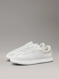 Calvin Klein Leder-Sneakers mit flachem Profil^Damen SneakerFrisch Eingetroffen