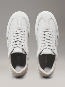 Calvin Klein Leder-Sneakers mit flachem Profil^Damen SneakerFrisch Eingetroffen