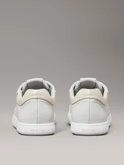 Calvin Klein Leder-Sneakers mit flachem Profil^Damen SneakerFrisch Eingetroffen