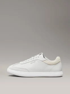 Calvin Klein Leder-Sneakers mit flachem Profil^Damen SneakerFrisch Eingetroffen