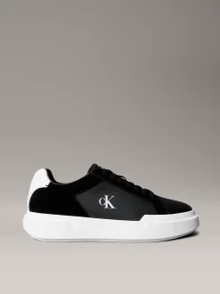 Calvin Klein Leder-Sneakers mit NYC-Look und lang anhaltender Traktion^Herren SneakerFrisch Eingetroffen