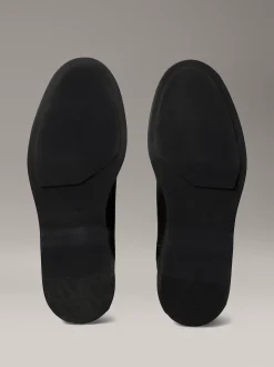 Calvin Klein Leder-Stiefeletten mit charakteristischem Logo^Damen Boots