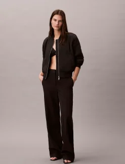 Calvin Klein Leicht gefütterte Nylon-Bomberjacke^Damen JackenFrisch Eingetroffen