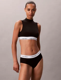 Calvin Klein Leicht gefütterter Stehkragen-Bralette - Icon Cotton Modal^Damen Bhs & BralettesFrisch Eingetroffen