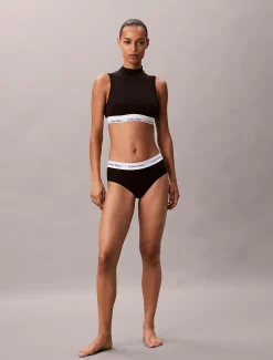 Calvin Klein Leicht gefütterter Stehkragen-Bralette - Icon Cotton Modal^Damen Bhs & BralettesFrisch Eingetroffen