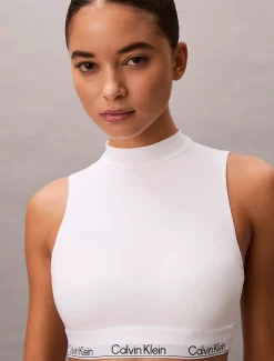 Calvin Klein Leicht gefütterter Stehkragen-Bralette - Icon Cotton Modal^Damen Bhs & BralettesFrisch Eingetroffen