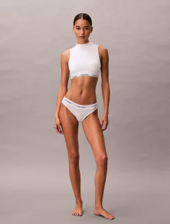 Calvin Klein Leicht gefütterter Stehkragen-Bralette - Icon Cotton Modal^Damen Bhs & BralettesFrisch Eingetroffen