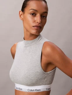 Calvin Klein Leicht gefütterter Stehkragen-Bralette - Icon Cotton Modal^Damen Bhs & BralettesFrisch Eingetroffen