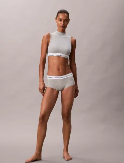 Calvin Klein Leicht gefütterter Stehkragen-Bralette - Icon Cotton Modal^Damen Bhs & BralettesFrisch Eingetroffen