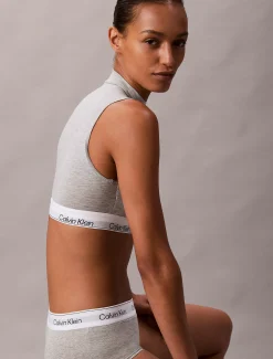 Calvin Klein Leicht gefütterter Stehkragen-Bralette - Icon Cotton Modal^Damen Bhs & BralettesFrisch Eingetroffen