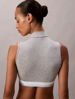 Calvin Klein Leicht gefütterter Stehkragen-Bralette - Icon Cotton Modal^Damen Bhs & BralettesFrisch Eingetroffen