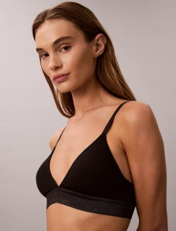 Calvin Klein Leicht gepolsterter Triangel-Bralette - Icon Cotton Modal^Damen Bhs & BralettesFrisch Eingetroffen