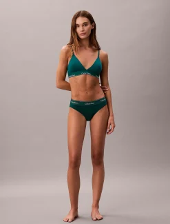 Calvin Klein Leicht gepolsterter Triangel-Bralette - Icon Cotton Modal^Damen Bhs & BralettesFrisch Eingetroffen