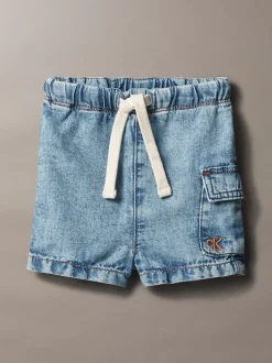 Calvin Klein Leichte Denim-Shorts für Babys^Kinder Babykleidung