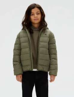 Calvin Klein Leichte gefütterte Jacke^Kinder Kleidung|Jacken & MäntelFrisch Eingetroffen
