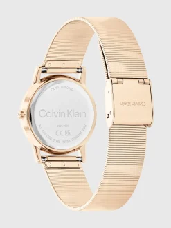Calvin Klein Lineares Zifferblatt und Armbanduhr^Damen Uhren & Schmuck