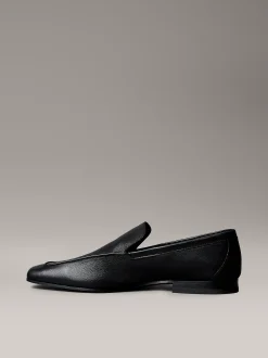 Calvin Klein Loafers aus Leder mit quadratischer Spitze^Damen Flache Schuhe