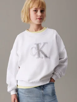 Calvin Klein Lockeres Logo-Sweatshirt^Kinder Hoodies & Pullover|Kleidung