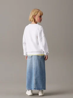 Calvin Klein Lockeres Logo-Sweatshirt^Kinder Hoodies & Pullover|Kleidung