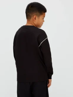 Calvin Klein Lockeres T-Shirt mit Paspelierung^Kinder T-shirts|Kleidung