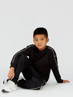 Calvin Klein Lockeres T-Shirt mit Paspelierung^Kinder T-shirts|Kleidung