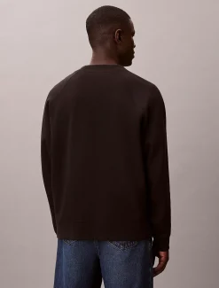 Calvin Klein Logo-Cardigan mit doppelten Rippen^Herren Strickdesigns