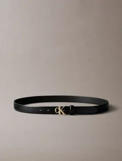 Calvin Klein Logo-Gürtel aus Vollnarbenleder^Damen Gürtel