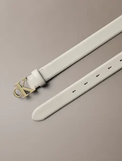 Calvin Klein Logo-Gürtel aus Vollnarbenleder^Damen Gürtel