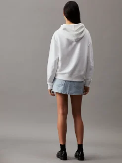 Calvin Klein Logo-Hoodie aus Baumwoll-Frottee^Damen Sweatshirts & Hoodies