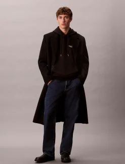 Calvin Klein Logo-Hoodie aus Baumwoll-Frottee^Herren Hoodies & Sweatshirts