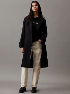 Calvin Klein Logo-Hoodie aus Baumwoll-Frottee^Damen Sweatshirts & Hoodies