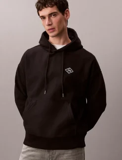 Calvin Klein Logo-Hoodie aus Fleece mit grafischem Print^Herren Hoodies & Sweatshirts