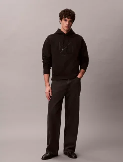 Calvin Klein Logo-Hoodie aus schwerem Jersey^Herren Hoodies & Sweatshirts