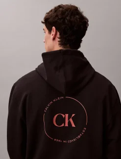 Calvin Klein Logo-Hoodie mit grafischem Print^Herren Hoodies & Sweatshirts